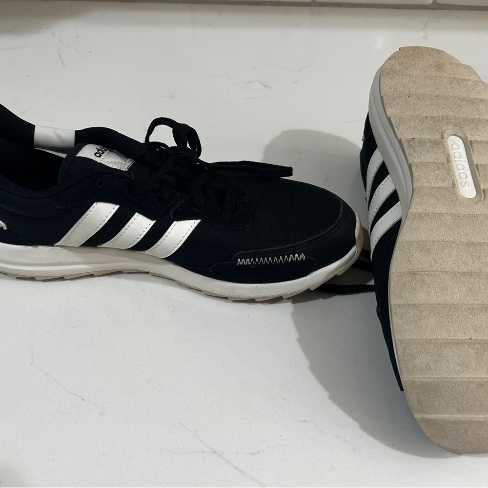 Adidas Black and White Sneakers